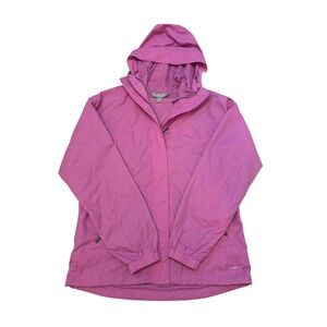 Guide Series Gander Mountain Women's S Pink Hooded Waterproof Rain Jacket‎ Nylon